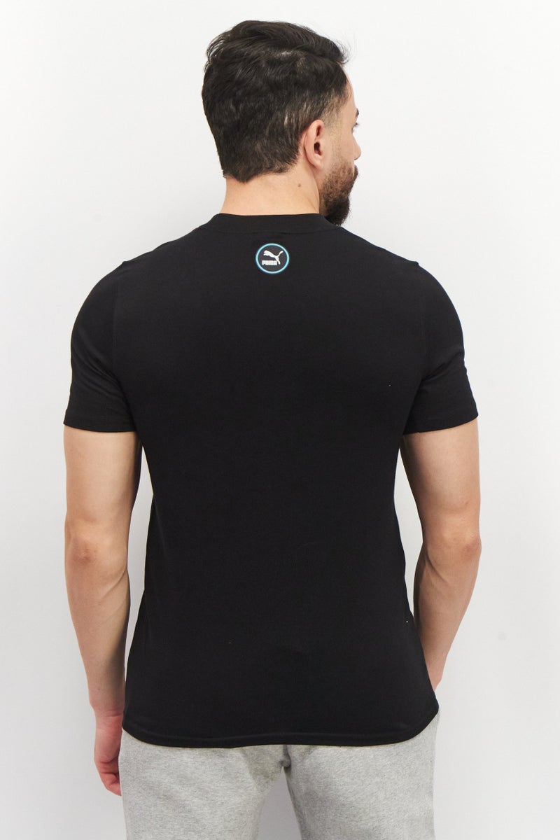 PUMA تي شيرت تدريب قصير الأكمام للرجال، مجموعة سوداء - Image 2